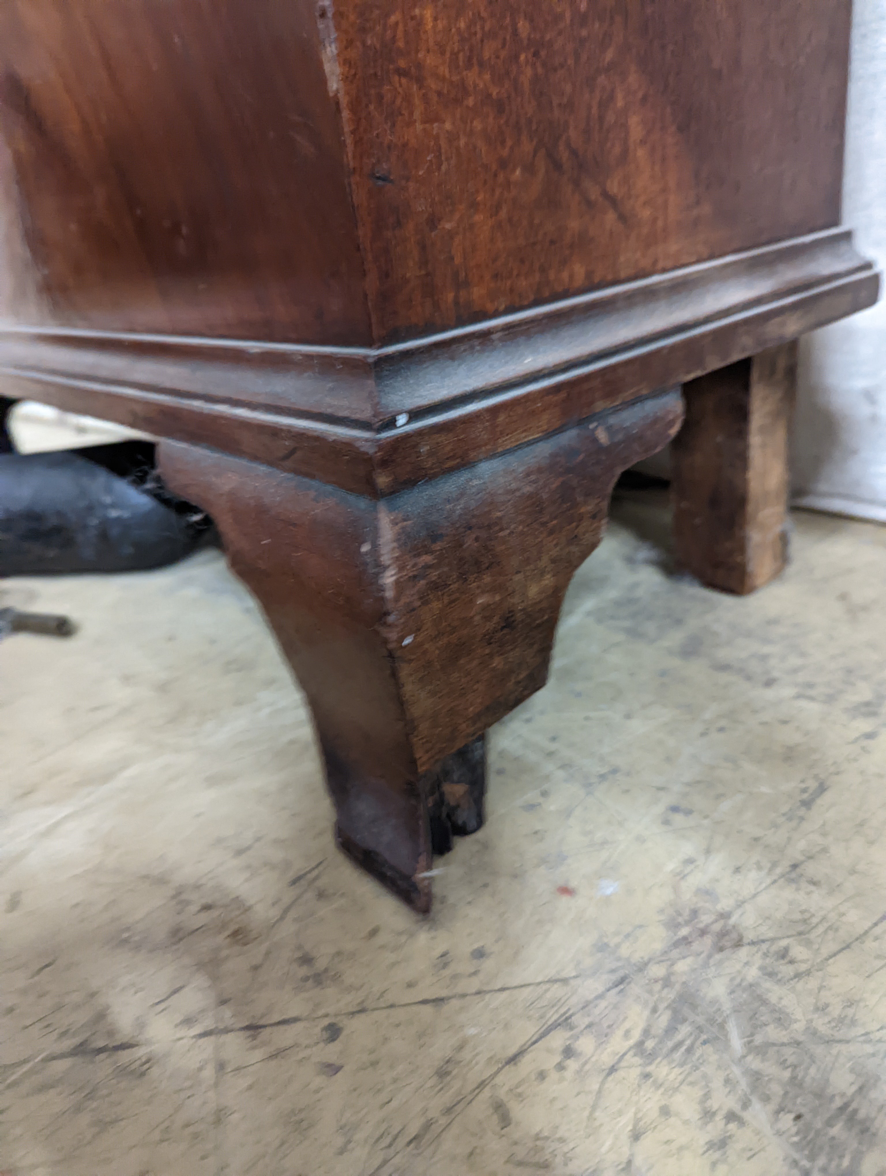 An early 19th century mahogany cased eight day longcase clock by D. Jones, Merthyr, height 211cm